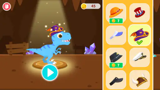 Dinosaur Grävmaskinspel screenshot