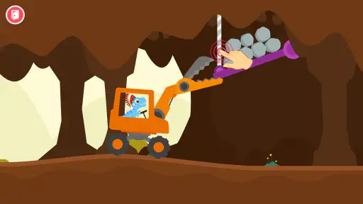 Dinosaur Grävmaskinspel screenshot