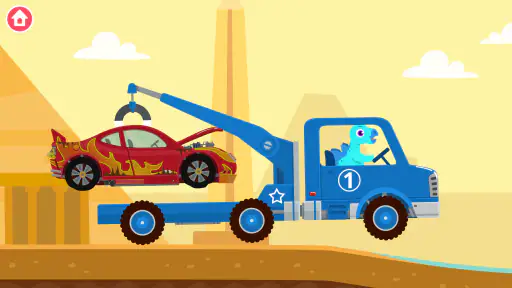 Dinosaurie Räddningstruck Spel screenshot