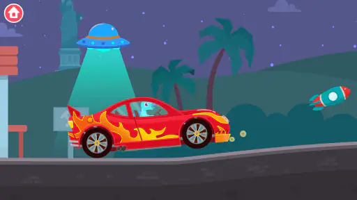 Dinosaurie Räddningstruck Spel screenshot