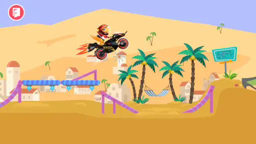 Dirt Bike-spel för barn screenshot