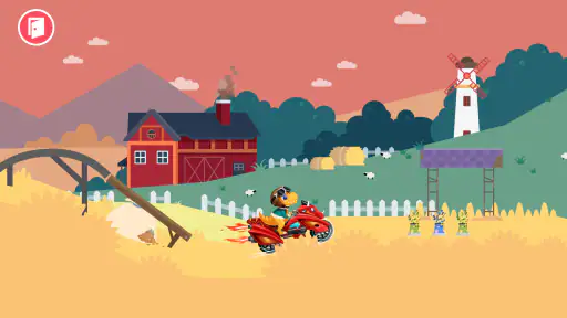 Dirt Bike-spel för barn screenshot
