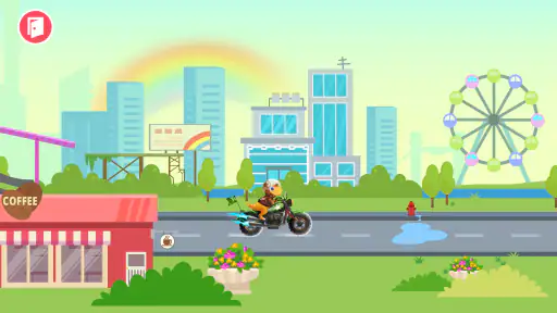 Dirt Bike-spel för barn screenshot