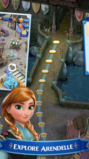 Disney Frozen Free Fall screenshot