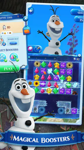 Disney Frozen Free Fall screenshot