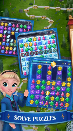 Disney Frozen Free Fall screenshot