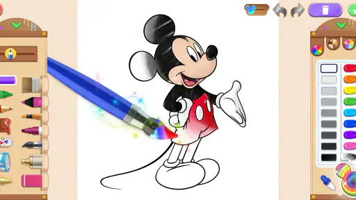 Disneys Färgläggningsvärld screenshot