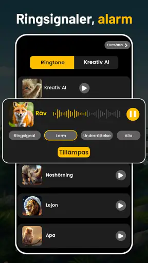 Djur och fåglar ringsignaler screenshot