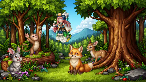 Drakar och alver (Merge-spel) screenshot