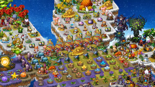 Drakar och alver (Merge-spel) screenshot