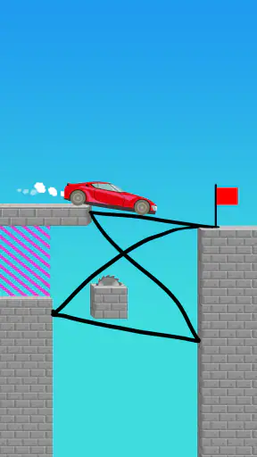 Draw Bridge Puzzle: Brain Game screenshot