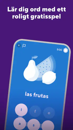 Drops: språkinlärningsapp screenshot