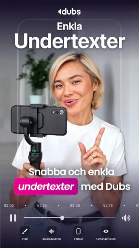 Dubs: Captions for Videos screenshot