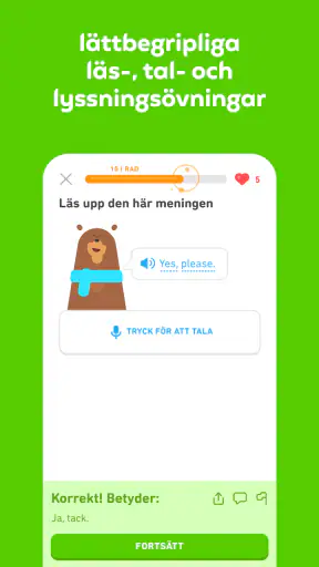 Duolingo:  Lär dig språk screenshot