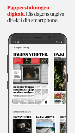 e-DN - den digitala tidningen  screenshot