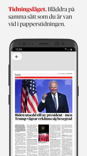 e-DN - den digitala tidningen  screenshot