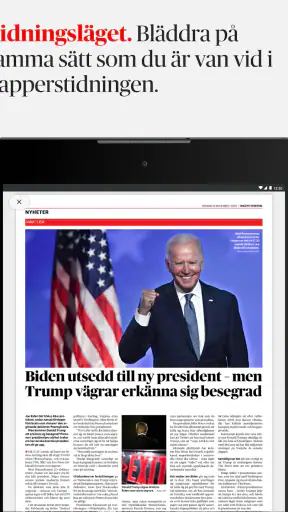 e-DN - den digitala tidningen  screenshot