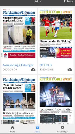E-tidning NT screenshot
