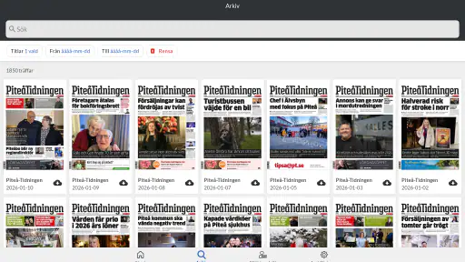 E-tidning PT screenshot
