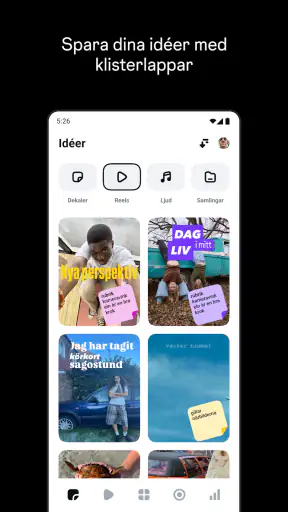 Edits: Videoskapare screenshot