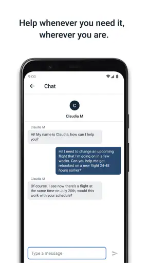 Egencia screenshot