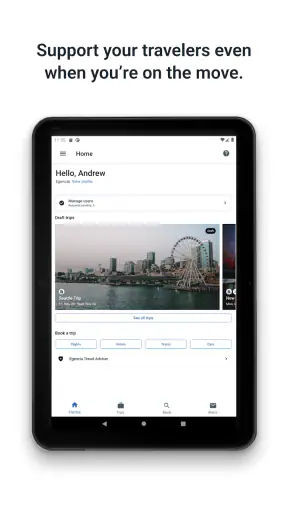 Egencia screenshot