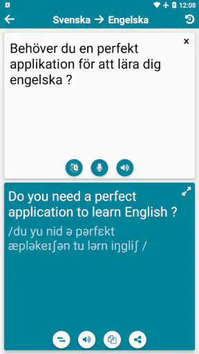 Engelska - Svenska screenshot