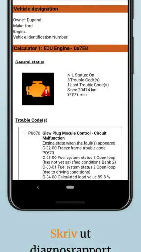 EOBD Facile - OBD2 Car Scanner screenshot