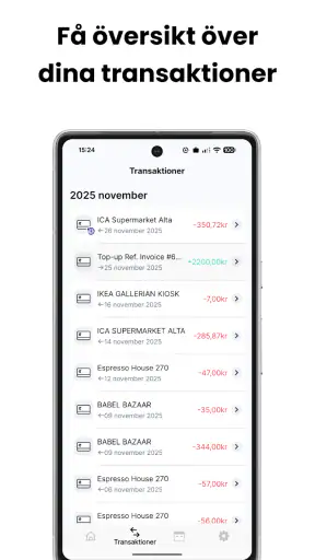 Epassikortet screenshot