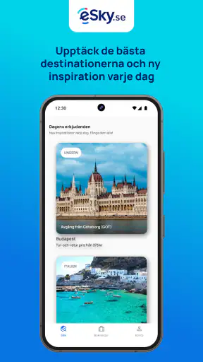 eSky - Flyg, Erbjudanden screenshot