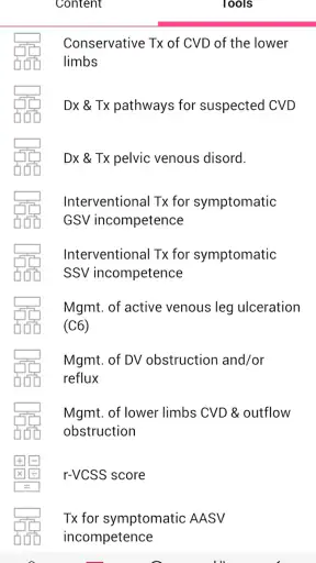 ESVS Clinical Guidelines screenshot
