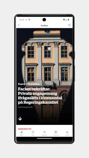 ETC-tidningarna screenshot