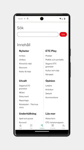 ETC-tidningarna screenshot