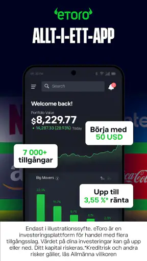 eToro: Trading & investering screenshot