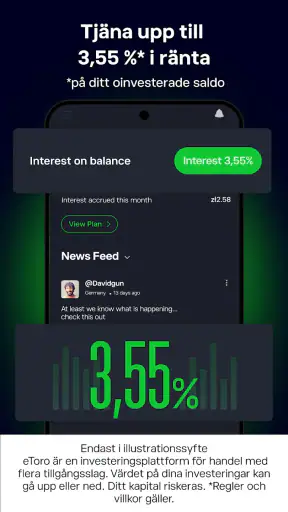 eToro: Trading & investering screenshot