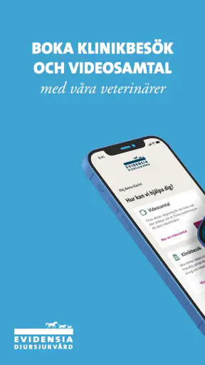 Evidensia: Boka veterinärbesök screenshot