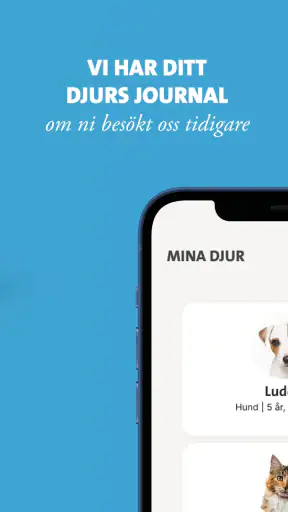 Evidensia: Boka veterinärbesök screenshot
