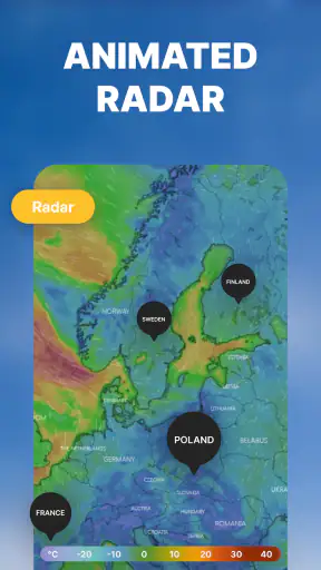 Exakt Väder Svenska - Radar screenshot