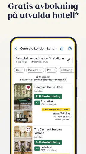 Expedia: resor, hotell, flyg screenshot