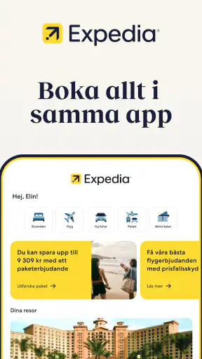Expedia: resor, hotell, flyg screenshot