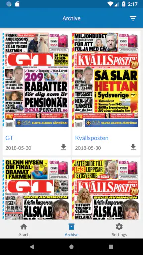 Expressen Tidning screenshot