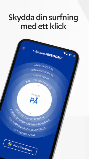 F-Secure FREEDOME VPN screenshot