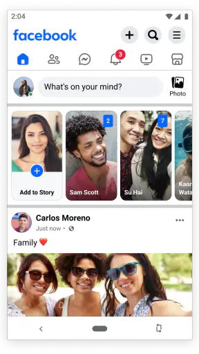 Facebook Lite screenshot