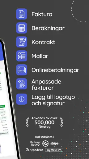 Faktura Enkel screenshot