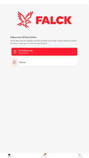 Falck Online screenshot