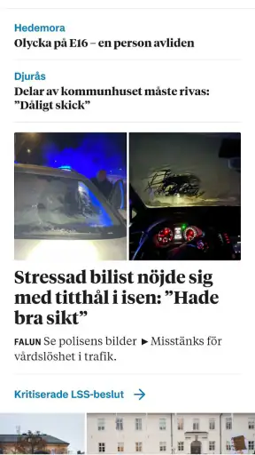 Falu-Kuriren screenshot