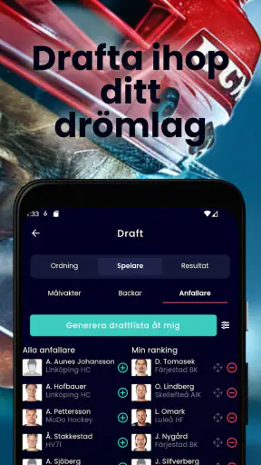 Fantasy Hockey League screenshot