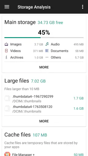 Filhanterare screenshot