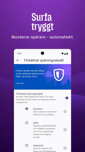 Firefox Privat webbläsare screenshot