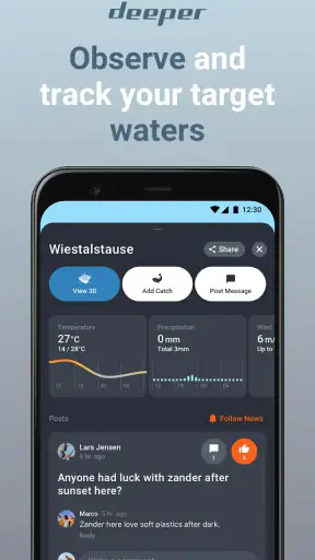 Fish Deeper - Fishing App screenshot